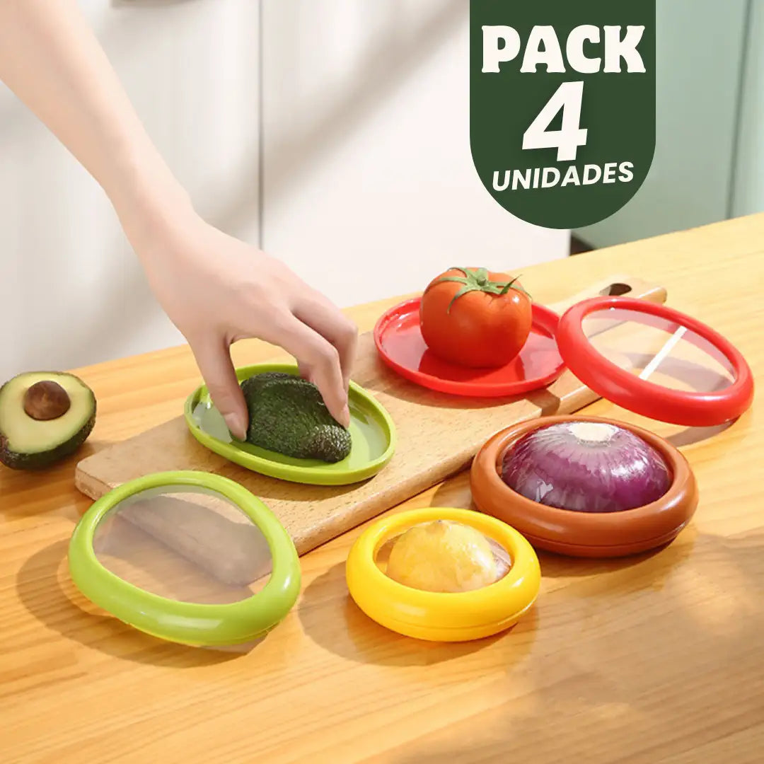 GuardaFresh™ | Selladores Herméticos de Alimentos x 4 Unidades