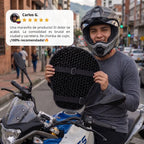 AirGel Pro™ | Cojín de Gel Siliconado para Moto