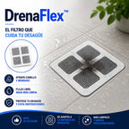 DrenaFlex™ | Filtros desechables para tu desagüe que evitan obstrucciones