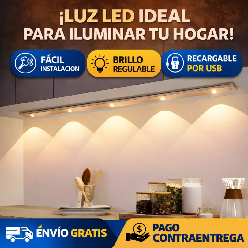 Lumihogar™  | Luz LED Sensor de Movimiento USB 60cm