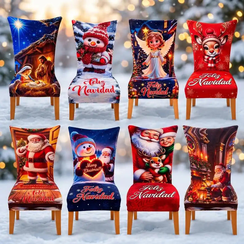 Fundas navideñas para sillas - h5