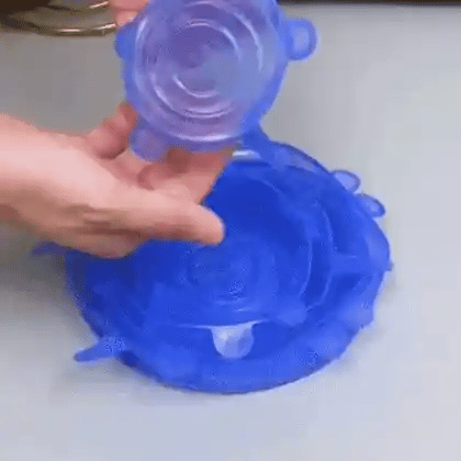 Tapa-Todo™ | Tapas de silicona selladoras de alimentos (Pack x6)