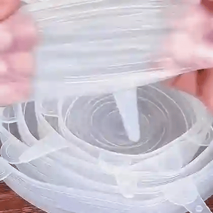 Tapa-Todo™ | Tapas de silicona selladoras de alimentos (Pack x6)